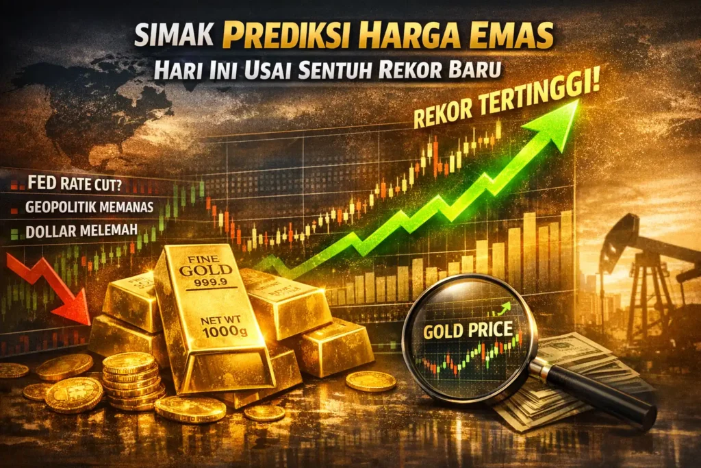 Simak Prediksi Harga Emas Hari Ini Usai Menyentuh Rekor Baru