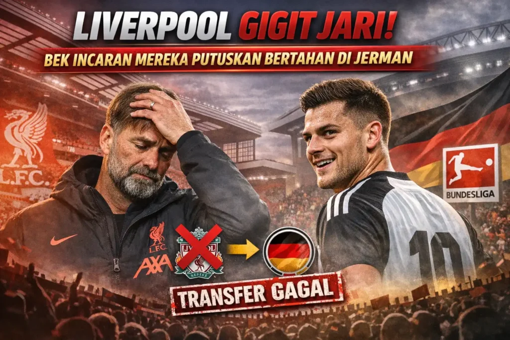 Liverpool Gigit Jari! Bek Incaran Mereka Putuskan Bertahan di Jerman